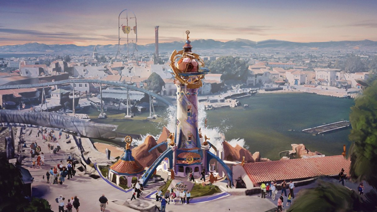 Imagen virtual del faro que pretende construirse relacionado con el fútbol y LaLiga. Cedida