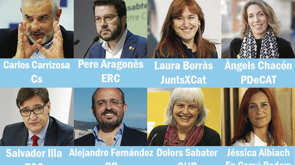 Imagen de los candidatos por Barcelona. DT