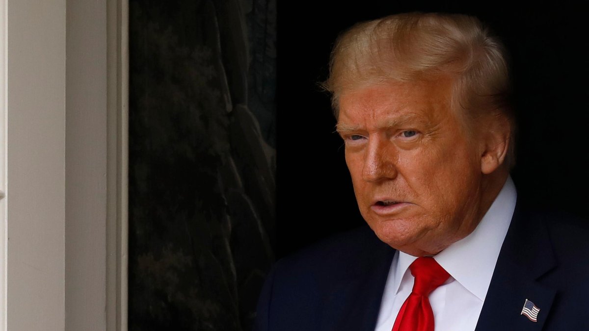 El presidente de Estados Unidos, Donald Trump, en la Casa Blanca.