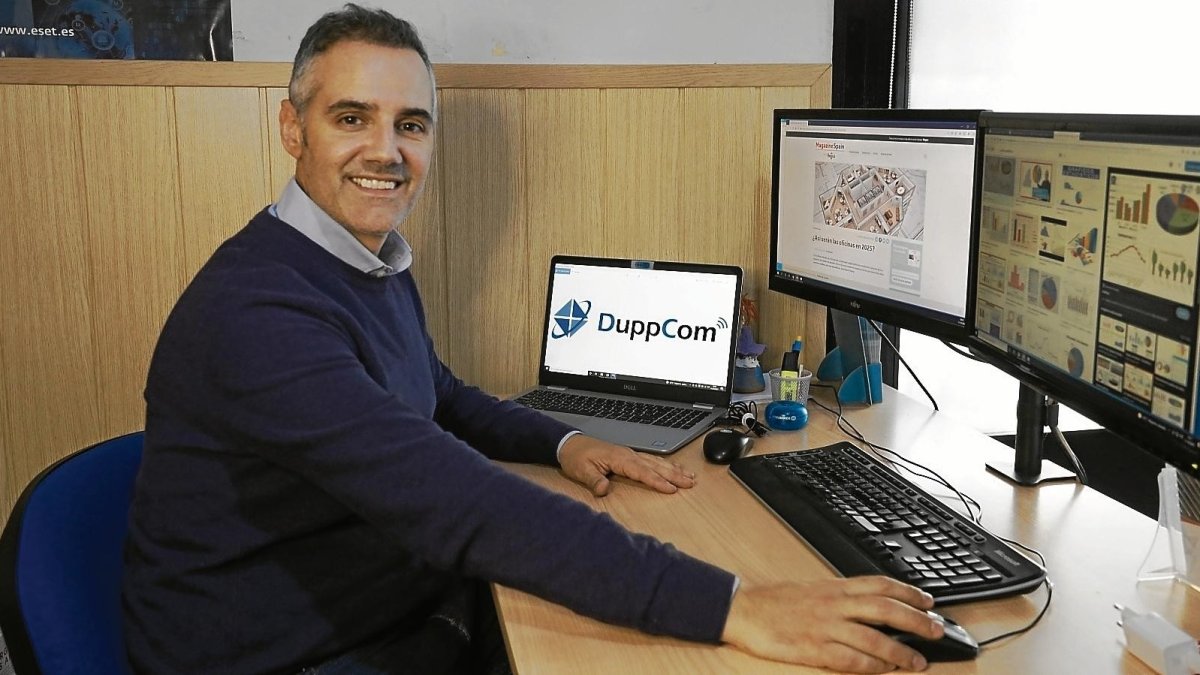 Nicolás Dupuy, CEO de DuppCom Informática, empresa escogida para su digitalización por el programa de Endesa Pimec.