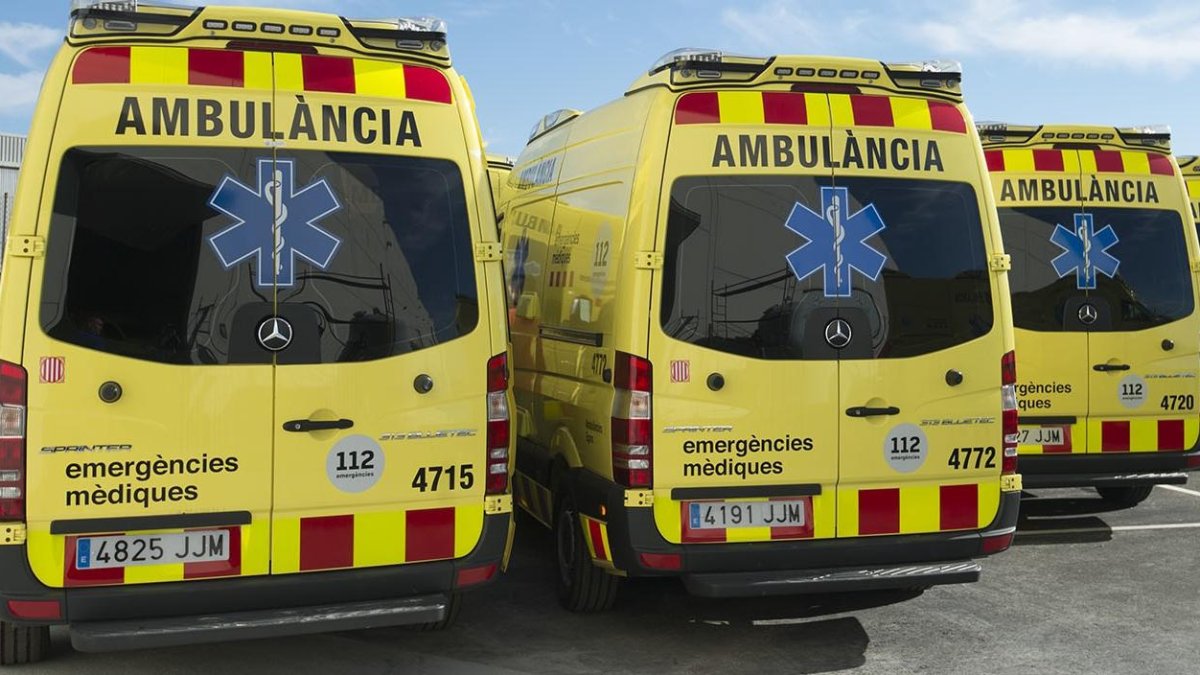 EL SEM ha enviat tres ambulàncies i un helicòpter al lloc de l'accident.