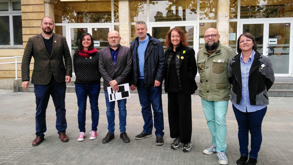 El abogado Ramon Setó y el alcalde Ricomà, en una imagen de archivo.