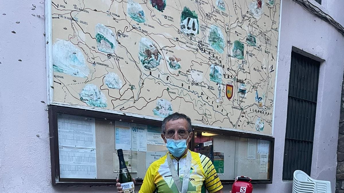 Josep Maria Roigé, vencedor en Master +60 de la maratón.