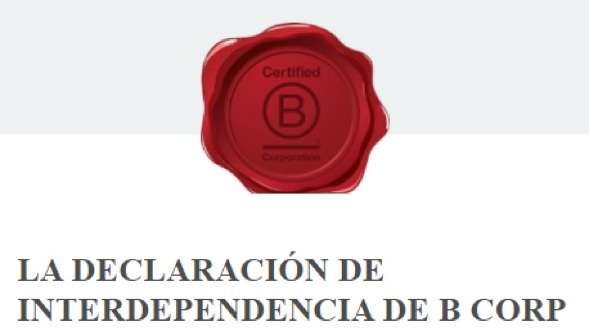 Declaración de interdependencia de B-Corp