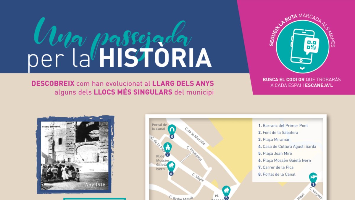 Mont-roig presenta la ruta interactiva: ‘Una passejada per la història’