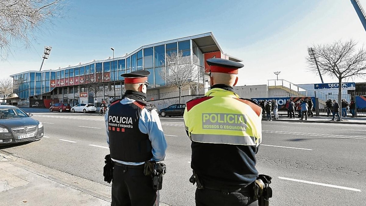 La liberación del secuestrado, con la intervención de los Mossos, fue cerca del Estadi Municipal.