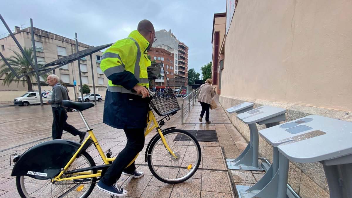 Las bicicletas serán de aspecto similar a este prototipo que se está empleando en una prueba piloto interna.