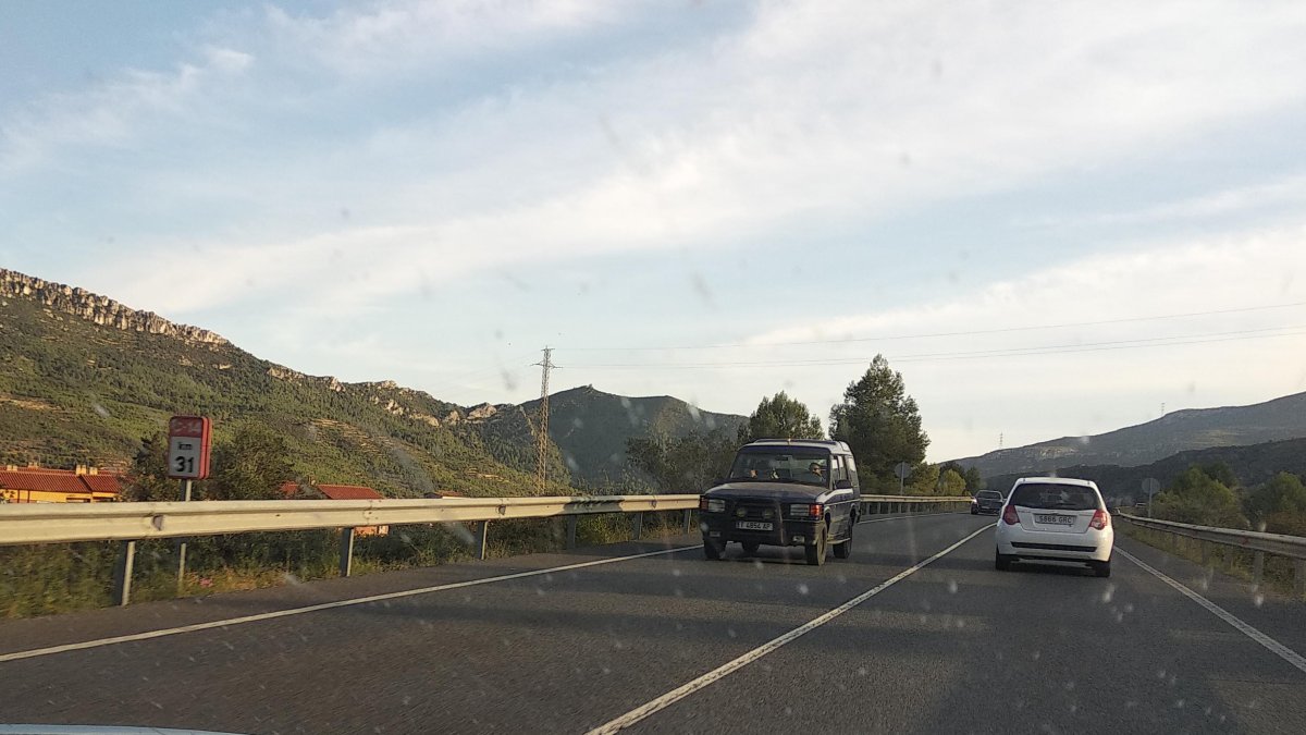 L'accident de Vilaverd ha tingut lloc en aquest punt de la C-14.