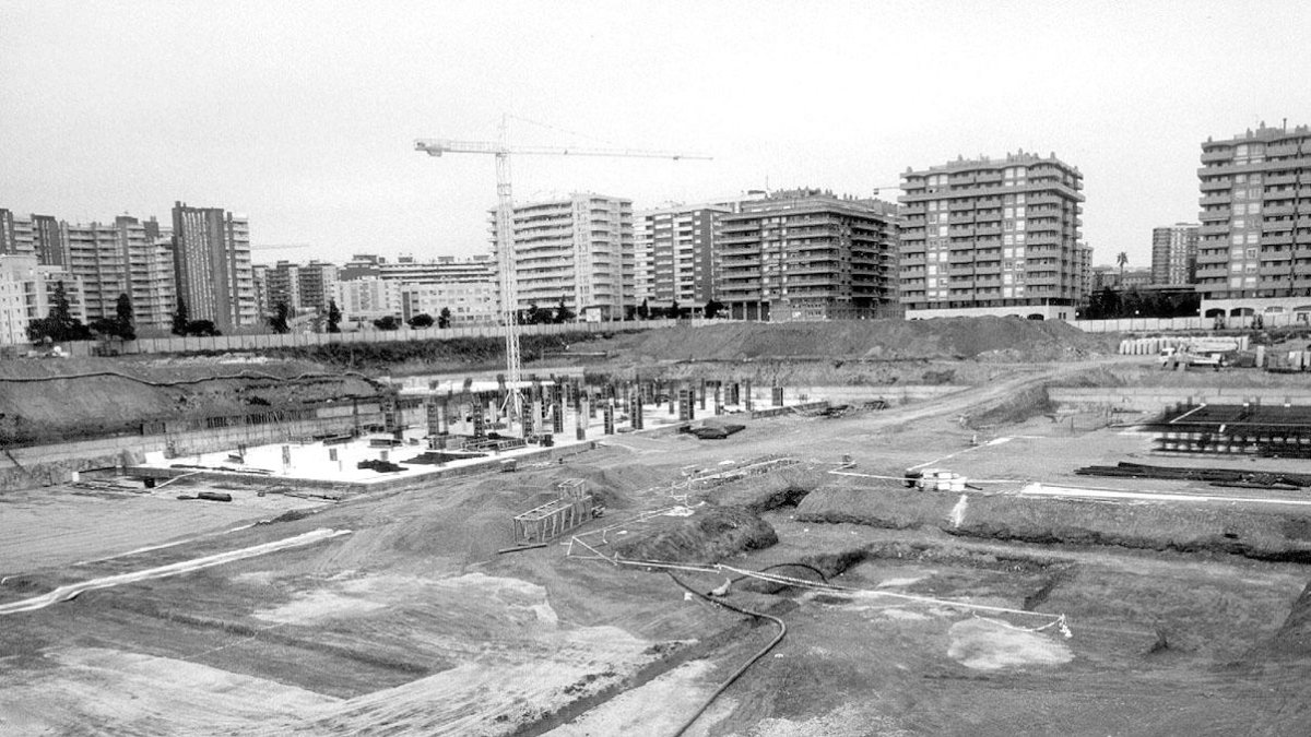 Inicio de las obras de construcción del Parc Central.