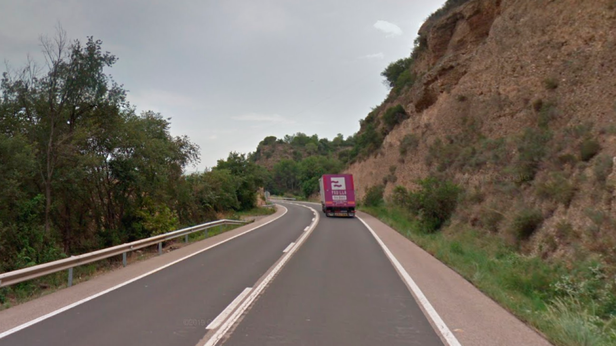 La via on ha tingut lloc l’accident.