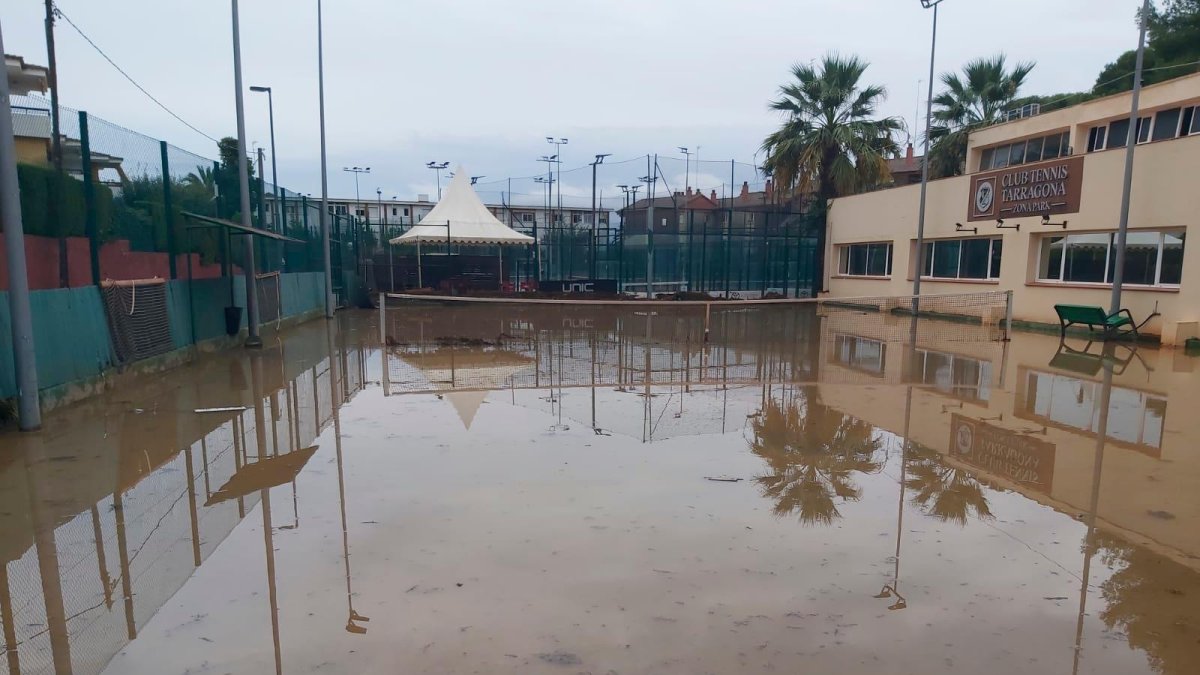 Las inundaciones en el CT Tarragona.