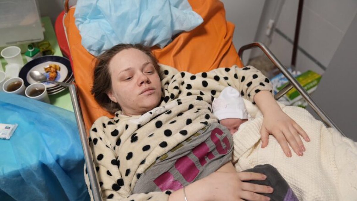 Mariana junto a su hija Veronika.