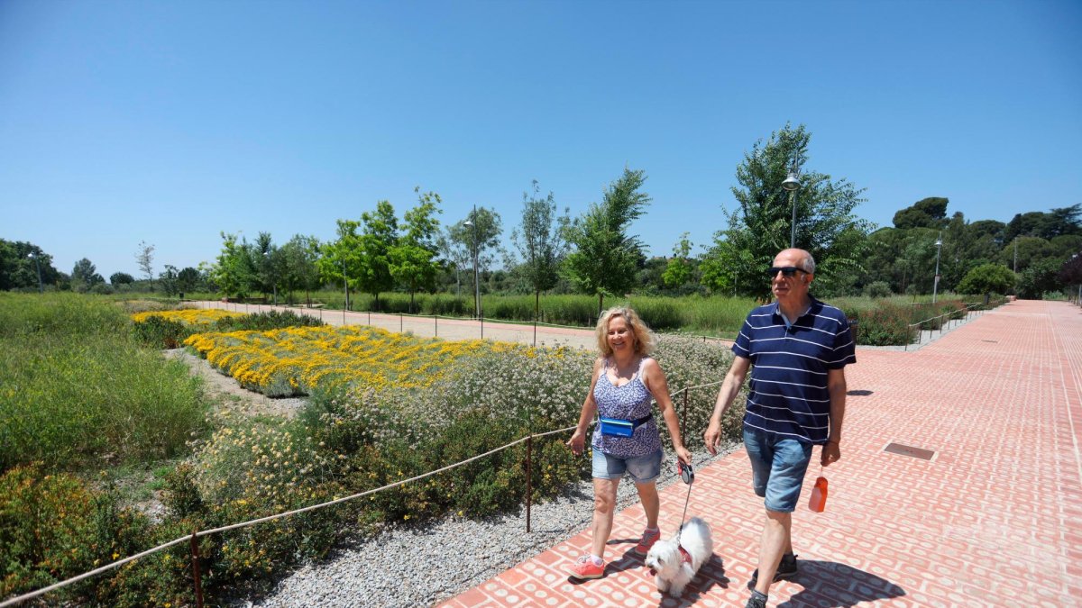 El Parc de les Olors, con unos 10.500 metros cuadrados, fue inaugurado, junto al Parc Agrari, hace un par de semanas.