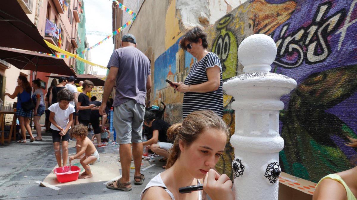 La edición de 2018 de la Pilons Parade, antes de la Covid. Pere Ferré