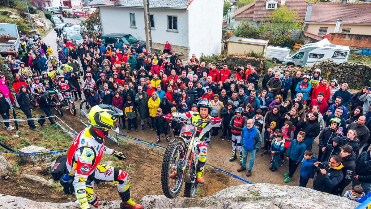 Adam Raga durante la prueba celebrada en Valdemanco.