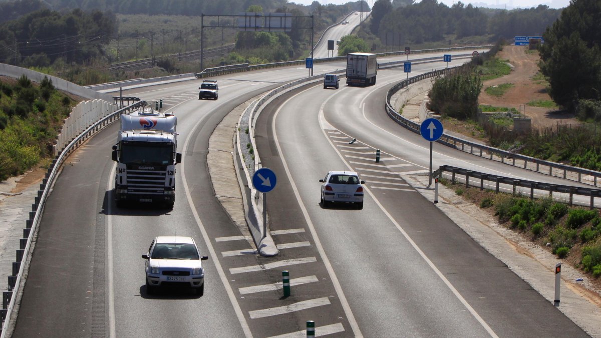 L'accident de Tarragona va tenir lloc en aquest tram de l'A-7.