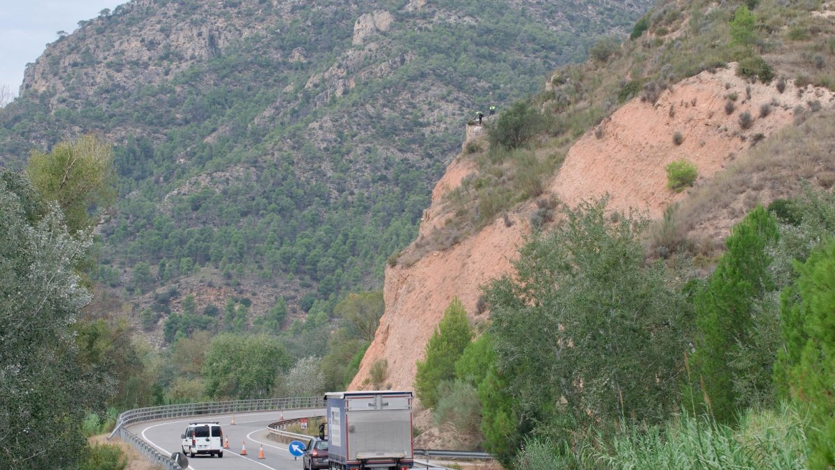 Les obres en marxa a la C-12.