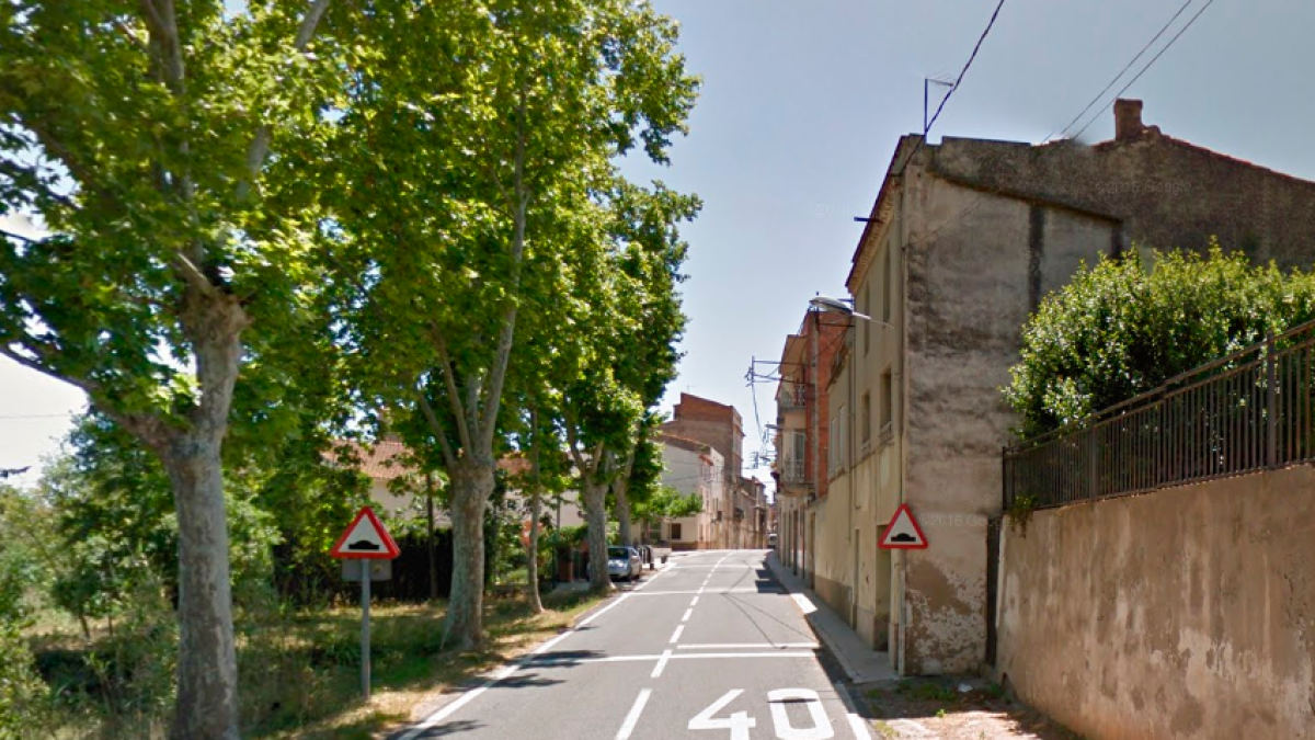 La via on ha tingut lloc l’accident.