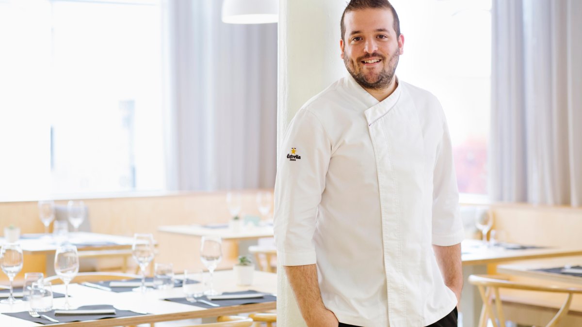 El plat amb avellanes és obra del restaurant Color d'olor de poma.