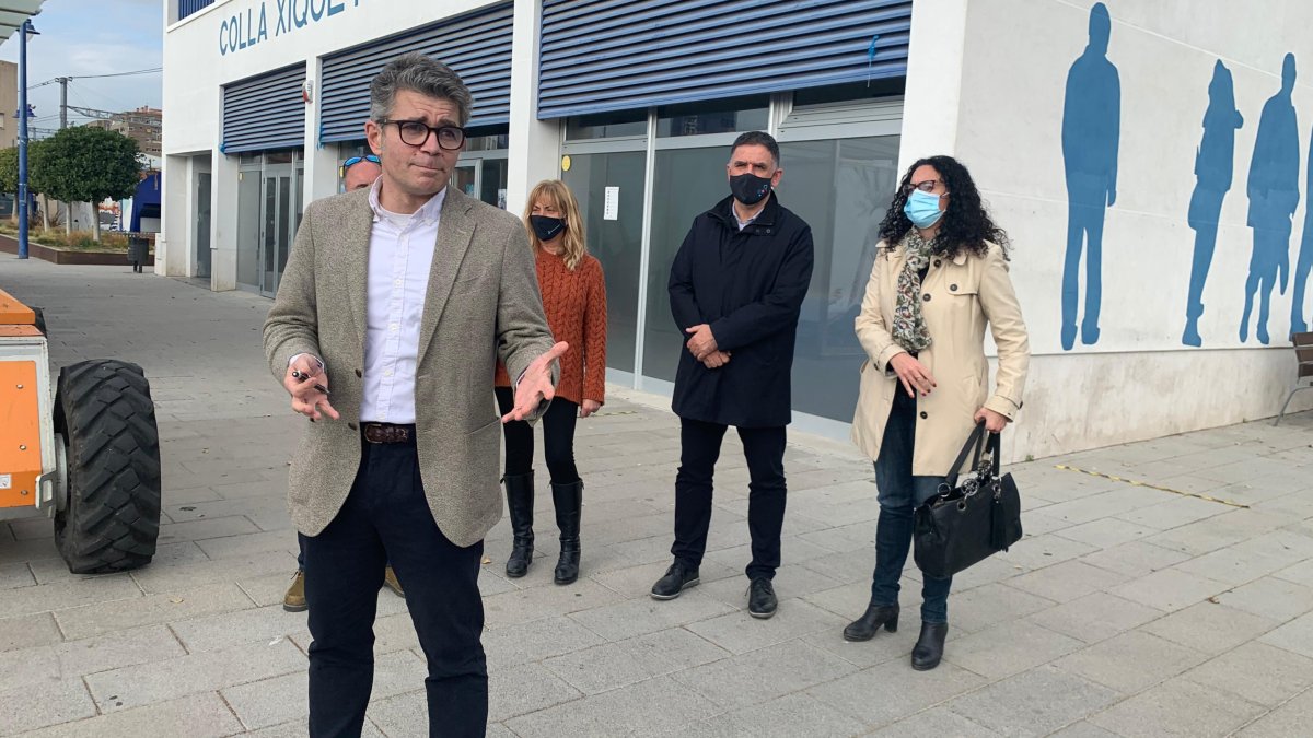 Arza, este jueves durante el anuncio de su propuesta de cara a cada con Batet.