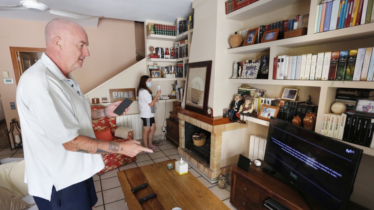La casa de José Luis, sin conexión.