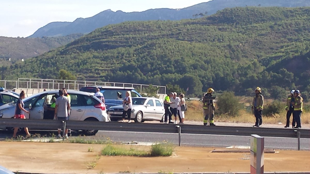 Imatge de l'accident de Vilaverd.