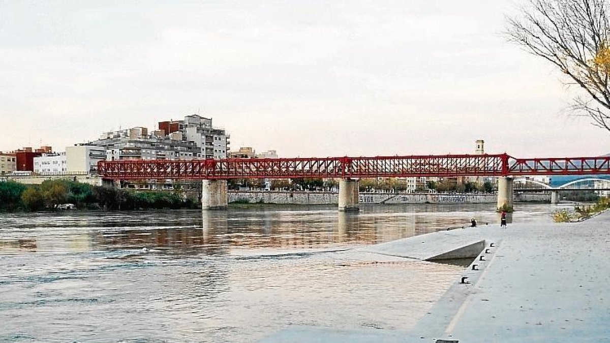 L’embarcador de Tortosa, que fou inaugurat tot just fa dos mesos, aquesta setmana.