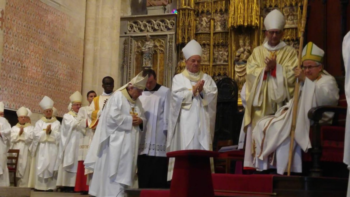 Imagen del acto de esta mañana en la Catedral de Tarragona.