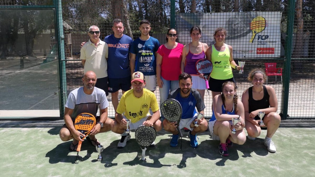 Ganadores y finalistas en Amposta.