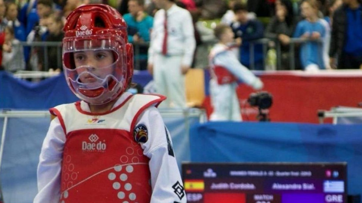 Judith Córdoba, campeona de Europa de taekwondo