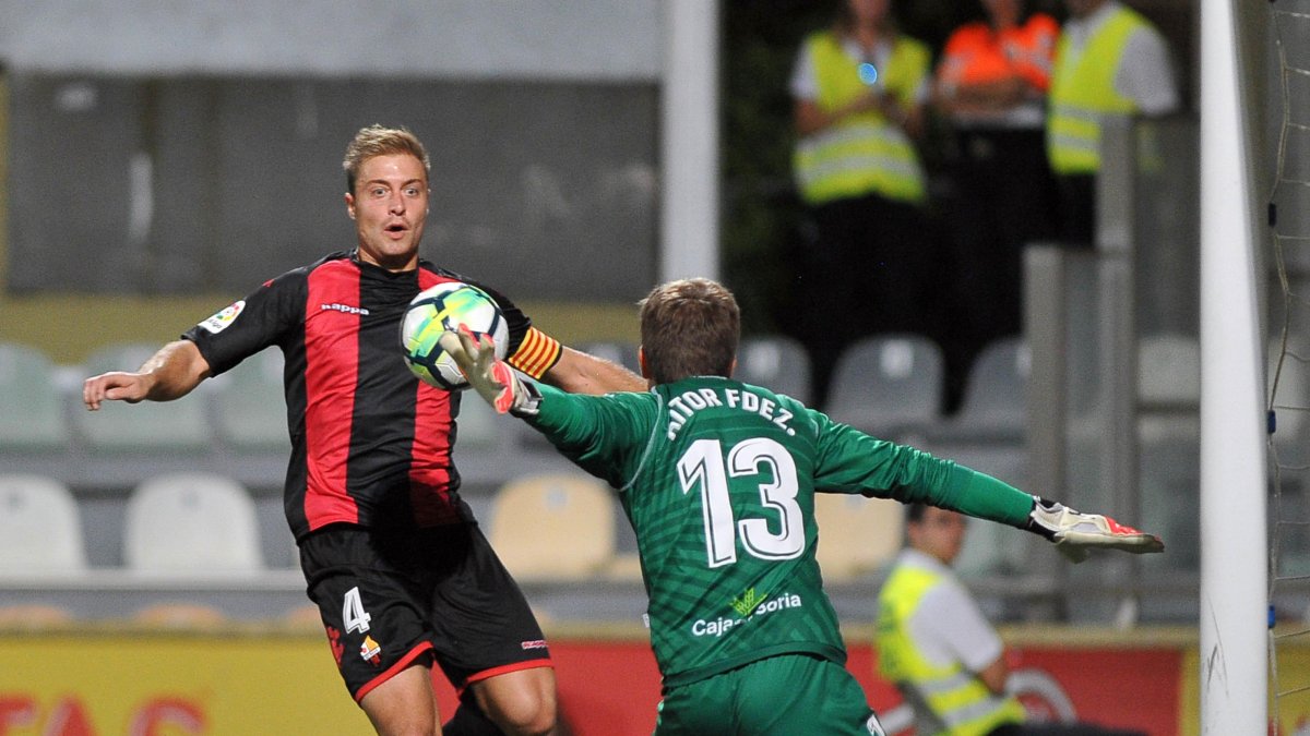 Jesús Olmo, durante un partido de esta temporada.