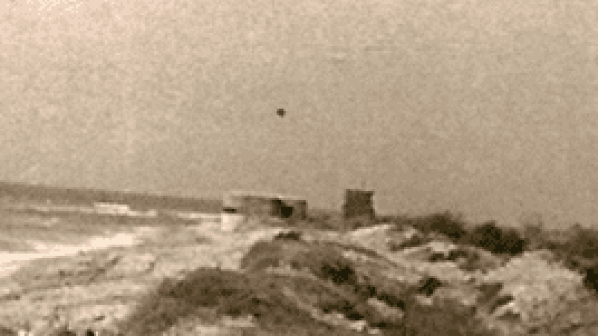 El búnker para vigilar un ataque.