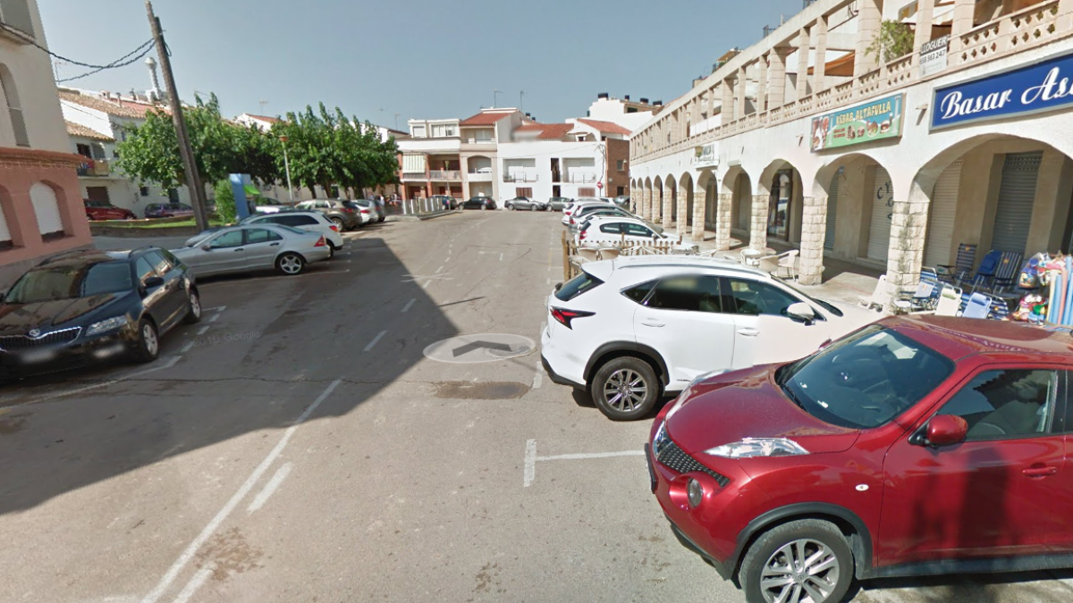 Imagen de la Plaça dels Boters de Altafulla.