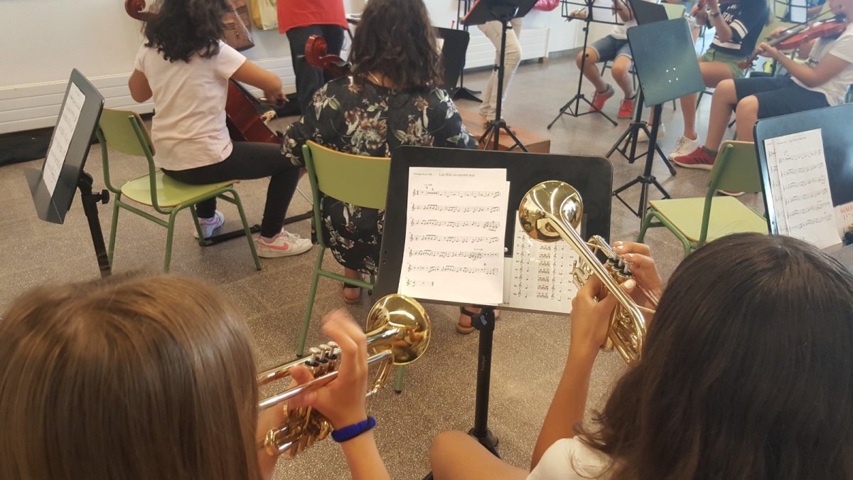 La Pompeu Fabra  de Cunit apuesta por instrumento de viento.