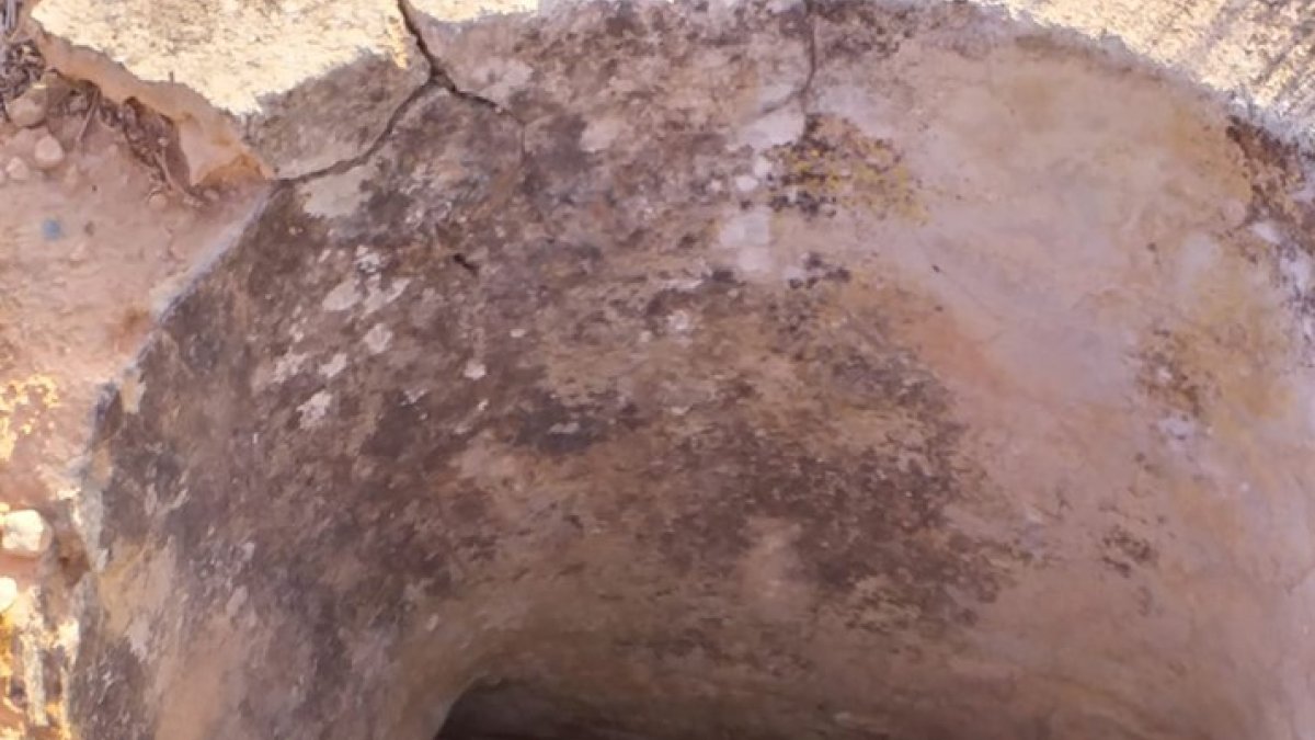 El pozo en la zona de Montpaó.