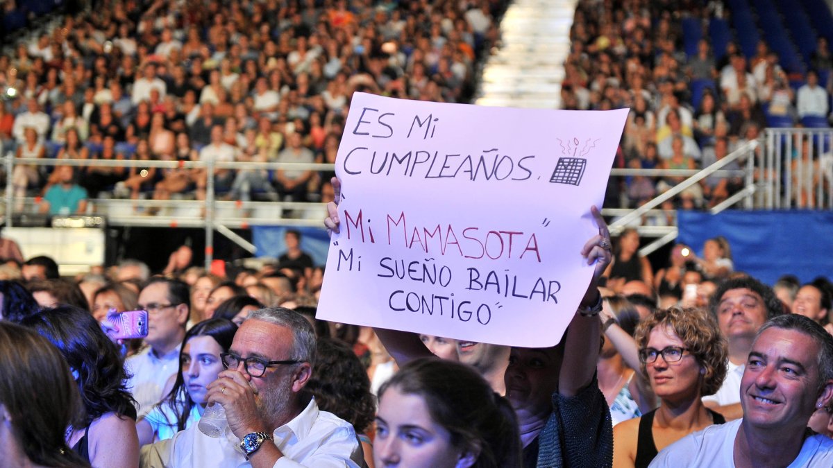 Rosario derrochó energía y vitalidad ayer en Salou.