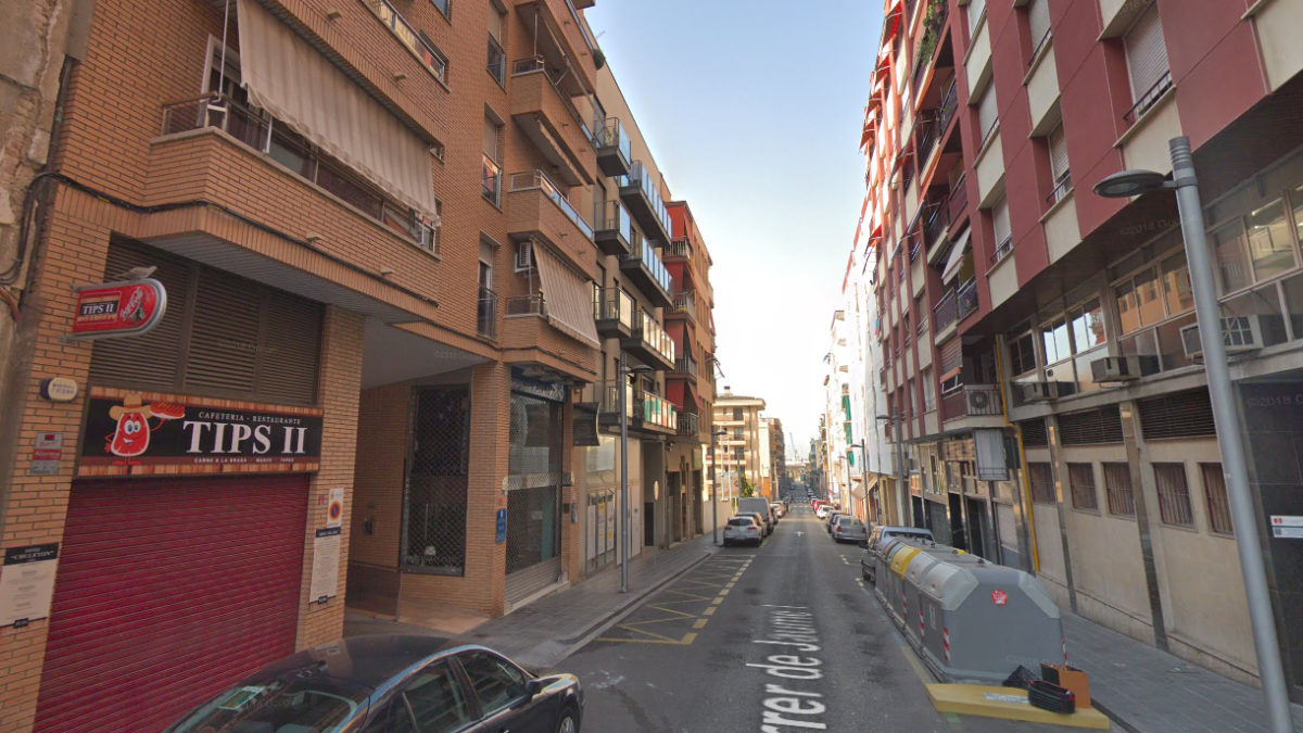 Imagen de la calle donde vivía el okupa.