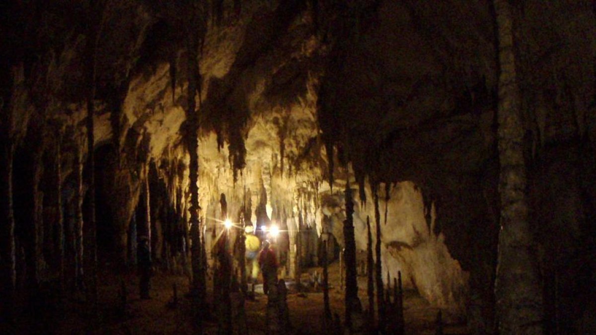 Cueva de Cueto-Coventosa en cantabria.