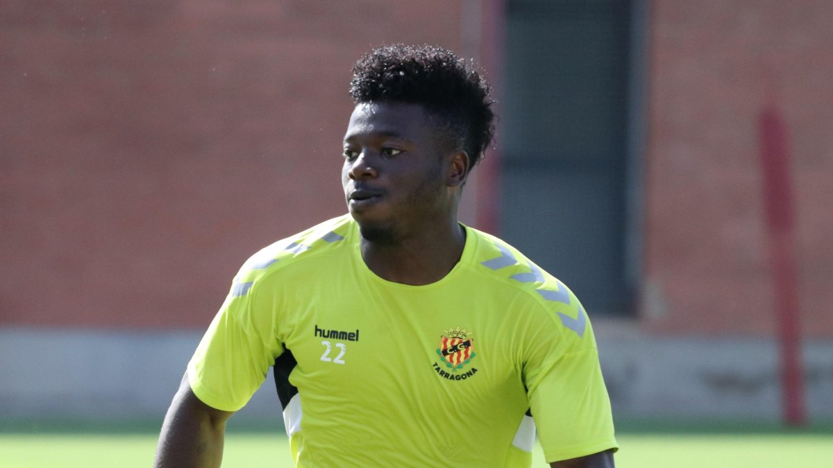 Thomas Amang (Nàstic) sigue a la espera de debutar