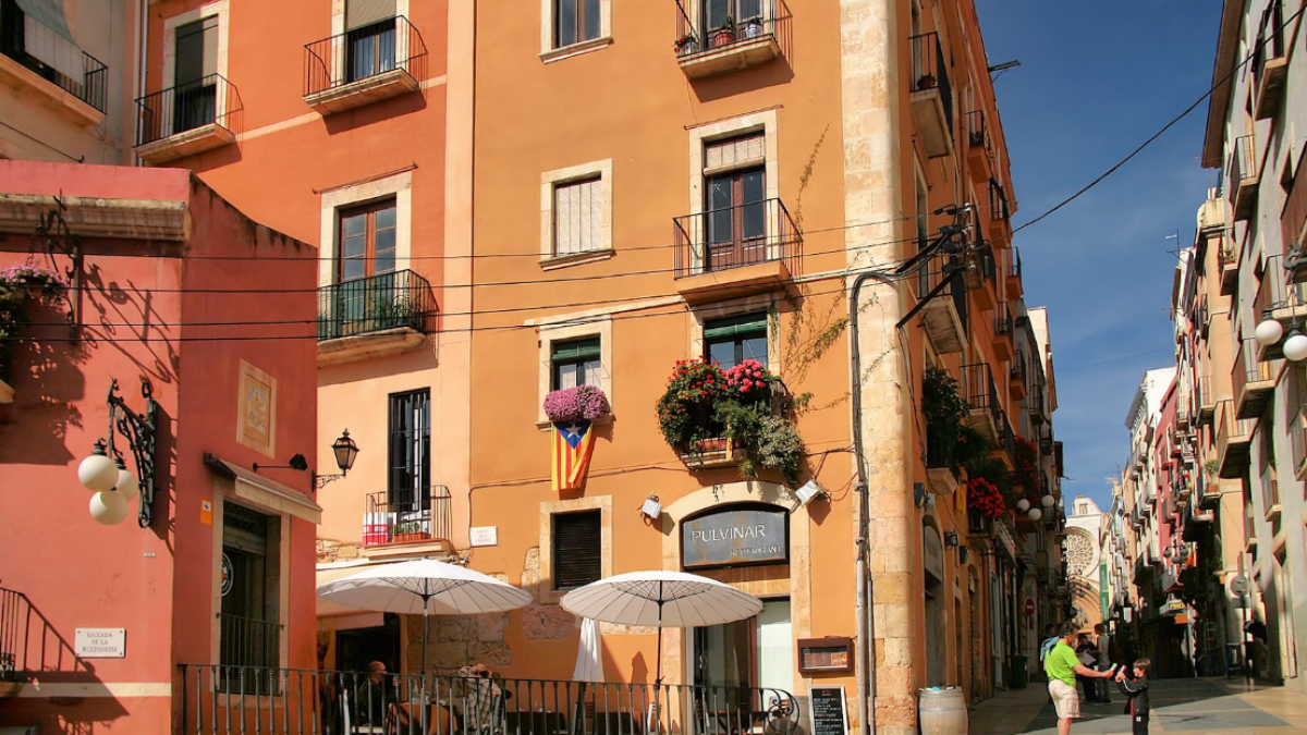 Imagen terraza Part Alta Tarragona.