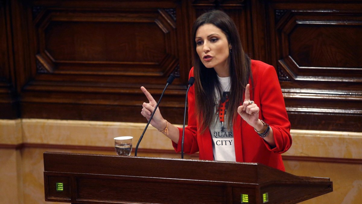 La diputada de Tarragona Lorena Roldán es la portavoz de Ciutadans, tras la marcha al Congreso de Inés Arrimadas.