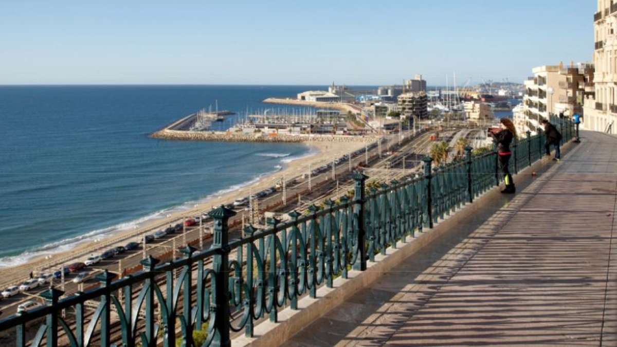 Vista del Balcó del Mediterrani actualmente. DT