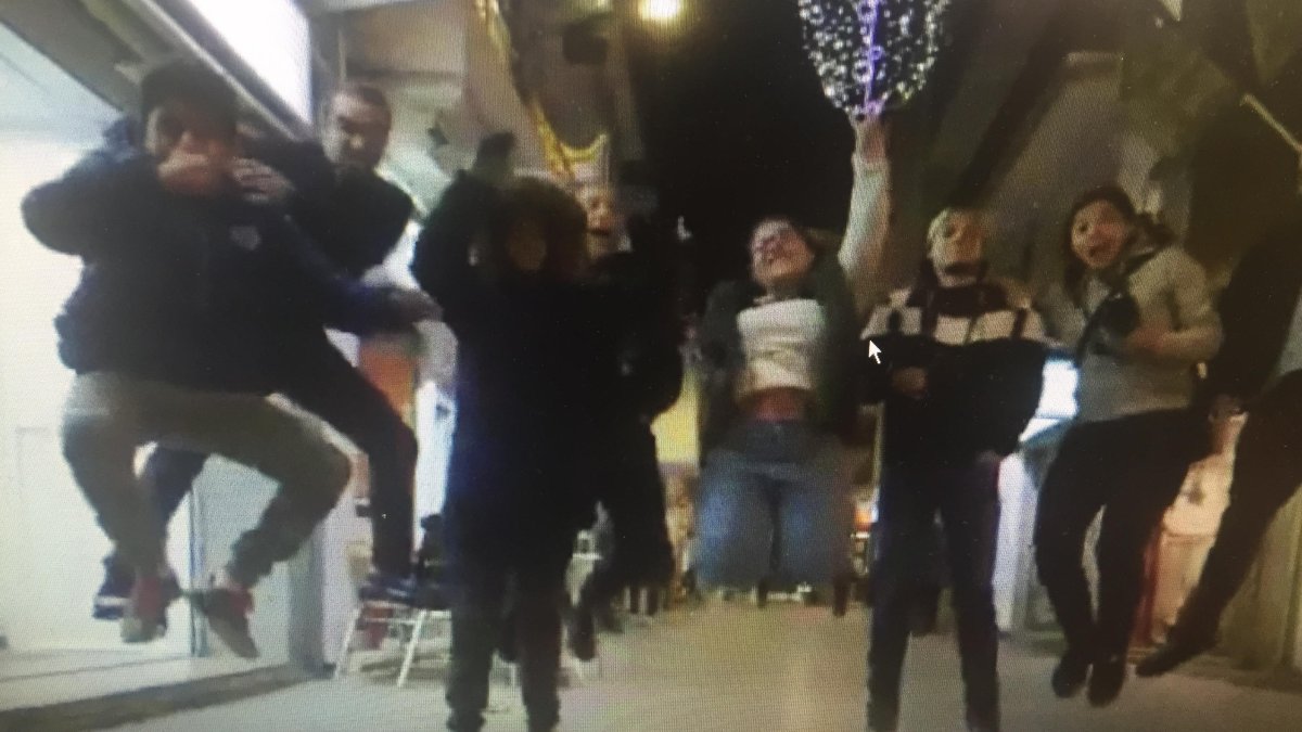 Un momento del vídeo grabado en Calafell.