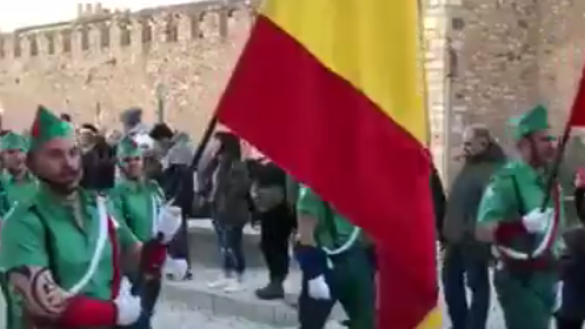 El carnaval de Montblanc parodia a la Legión