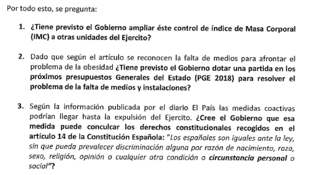 Félix Alonso pregunta por la dieta de la cabra de la Legión