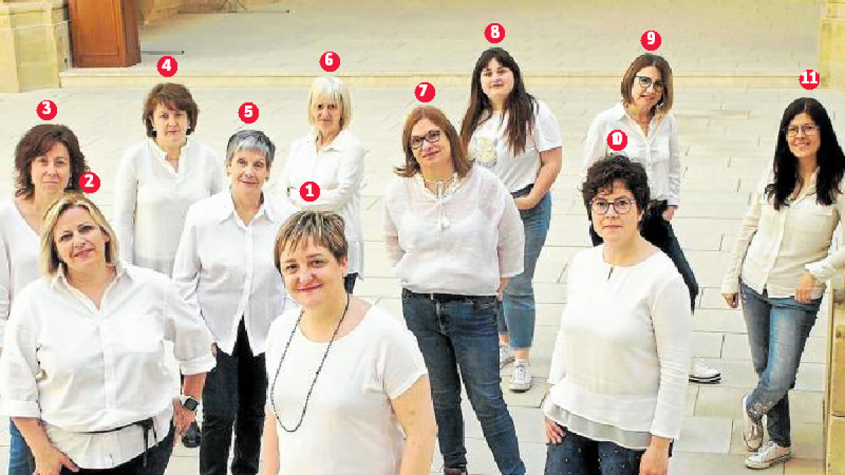 La candidatura femenina de Cor-bera d’Ebre: Carme Gonzàlez (1, cabeza de lista), Gemma Borràs (2), Marta Llop (3), Sílvia Síñol (4), Dolores Llop (5), Rosa Salas (6), Cinta Fígols (7), Gemma Puig (8), Antonia Clua (9), Montse Freixa (10) y Gemma Ubalde (11).