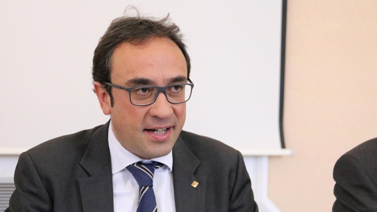 El conseller Josep Rull, en una visita reciente a Tarragona.