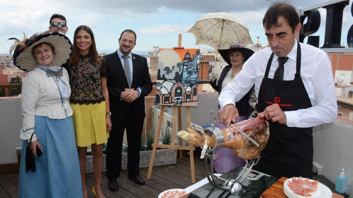 Imatge de l'acte promocional a l'hotel Urbis.