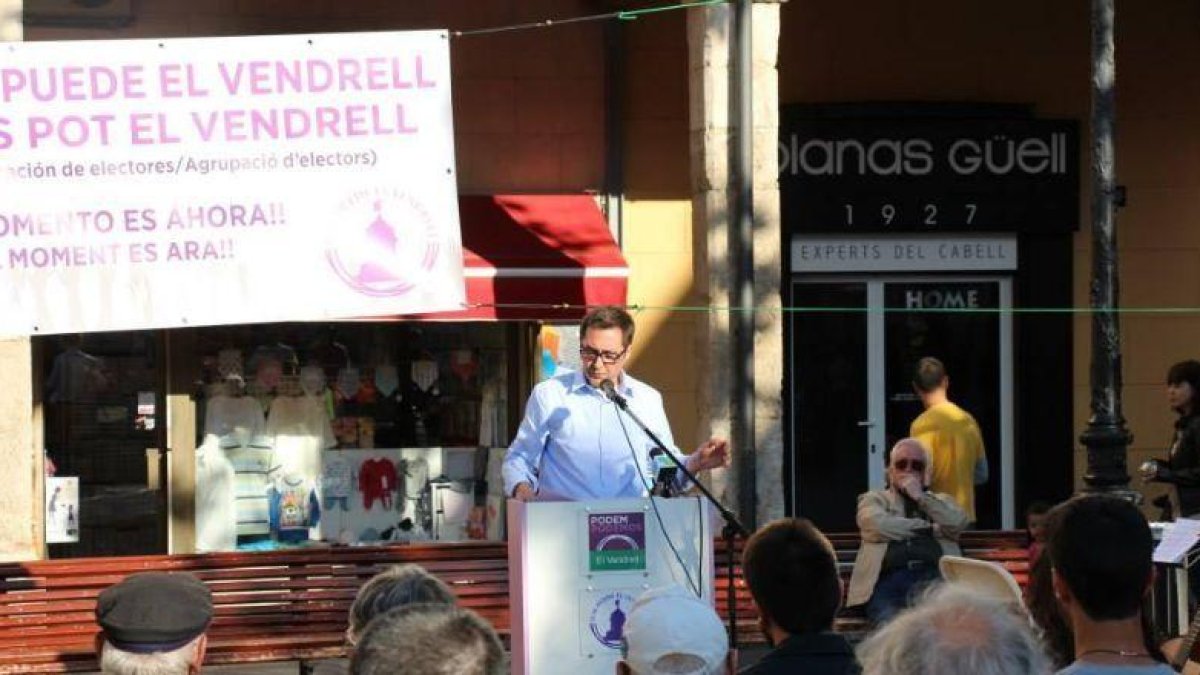 Oscar Blasco, repetirá al frente de Podemos.