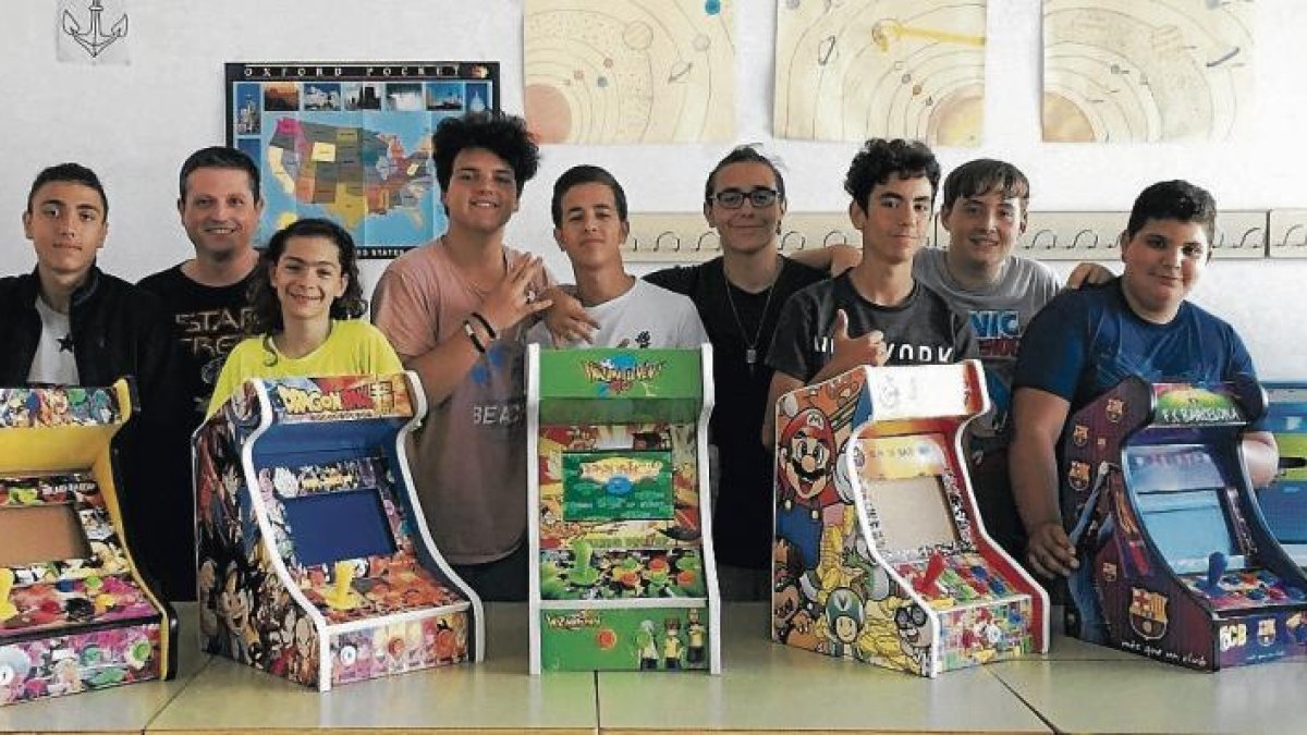 Imagen de archivo del aula de tecnología del Institut de Sant Pere i Sant Pau.